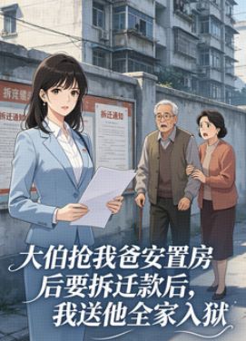 大伯搶我爸安置房後要拆遷款後，我送他全家入獄