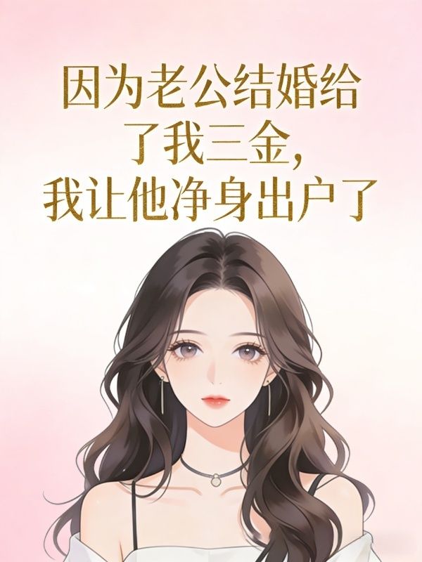 因為老公結婚給了我三金，我讓他淨身出戶了