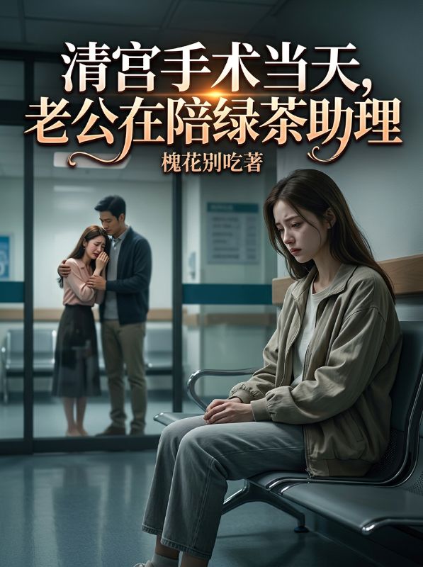 清宮手術當天，老公在陪綠茶助理