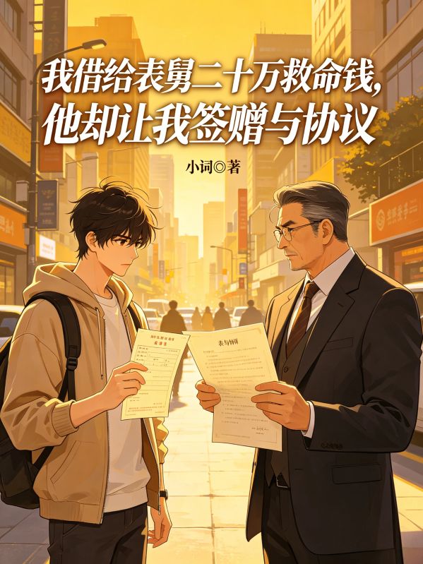 我借給表舅二十萬救命錢，他卻讓我簽贈與協議
