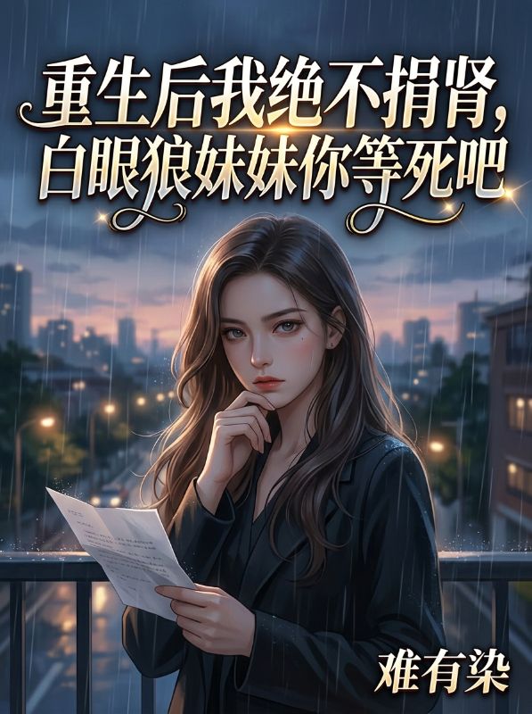重生後我絕不捐腎，白眼狼妹妹你等死吧