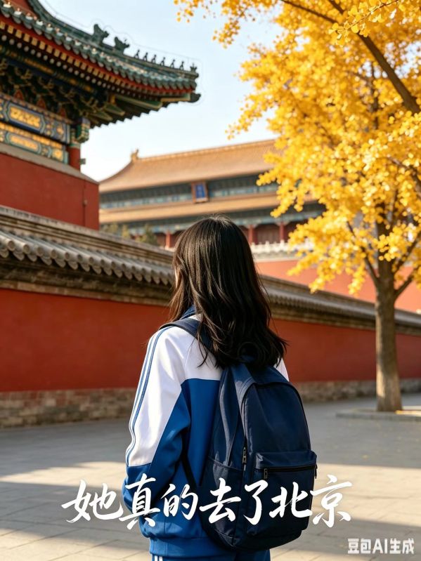 她真的去了天安門