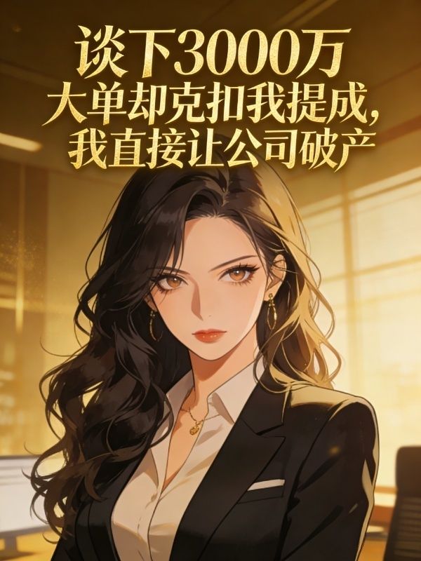 談下3000萬大單卻克扣我提成，我直接讓公司破產
