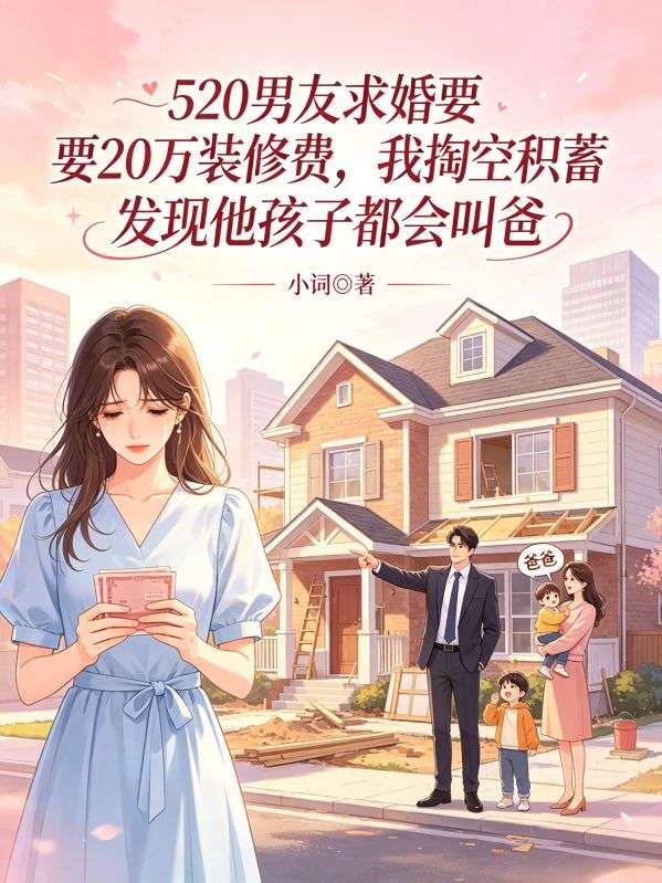520男友求婚要20萬裝修費，我掏空積蓄發現他孩子都會叫爸