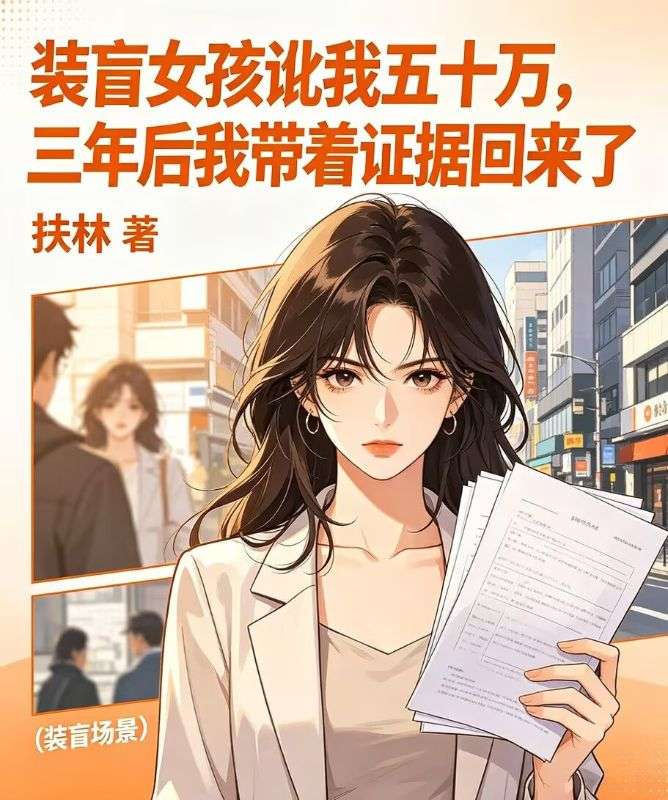 裝盲女孩訛我五十萬，三年後我帶著證據回來了