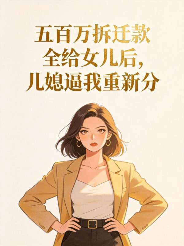 五百萬拆遷款全給女兒後，兒媳逼我重新分