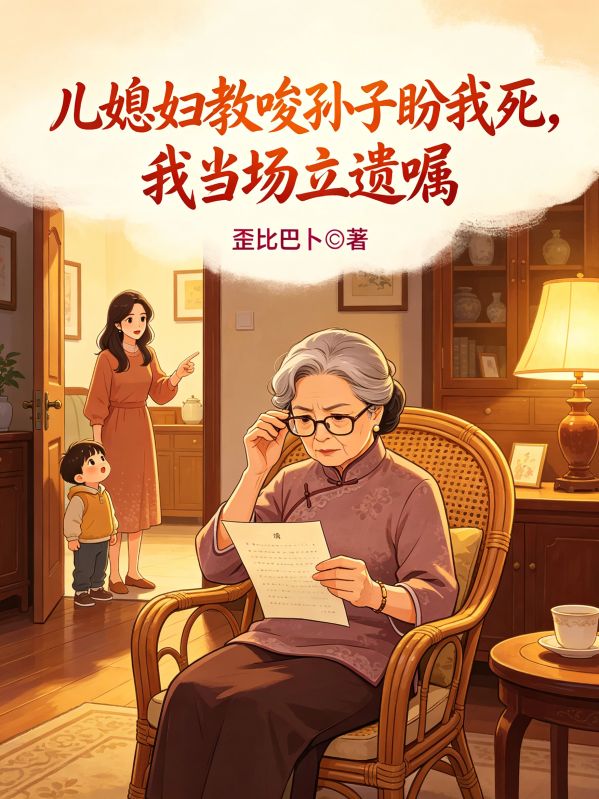 兒媳婦教唆孫子盼我死，我當場立遺囑