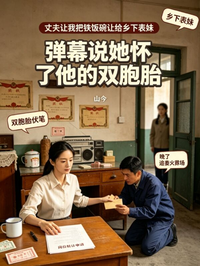 丈夫讓我把鐵飯碗讓給鄉下表妹，彈幕說她懷了他的雙胞胎