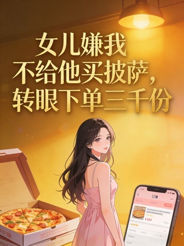 女兒嫌我不給他買披薩，轉眼下單三千份