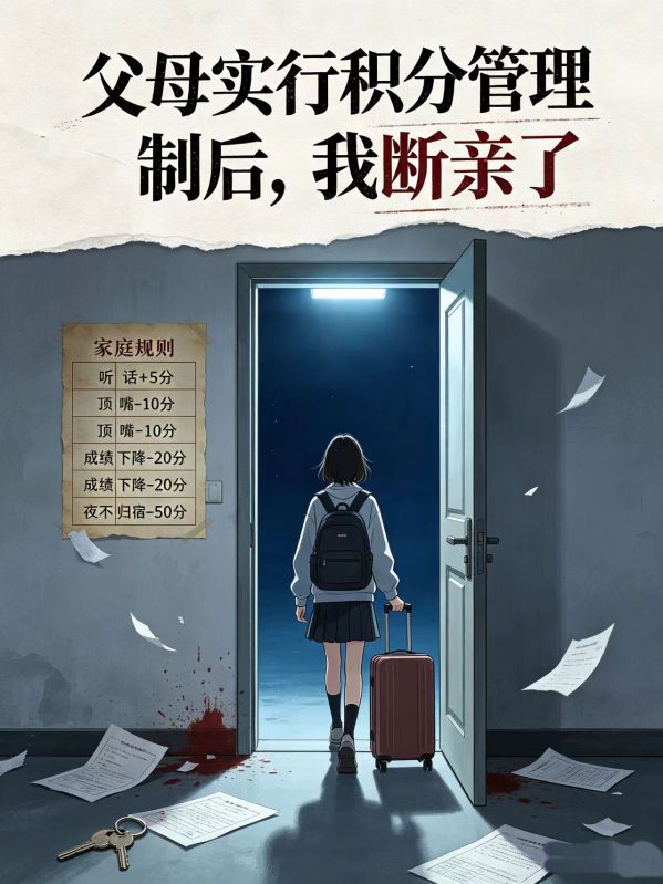 父母實行積分管理製後，我斷親了