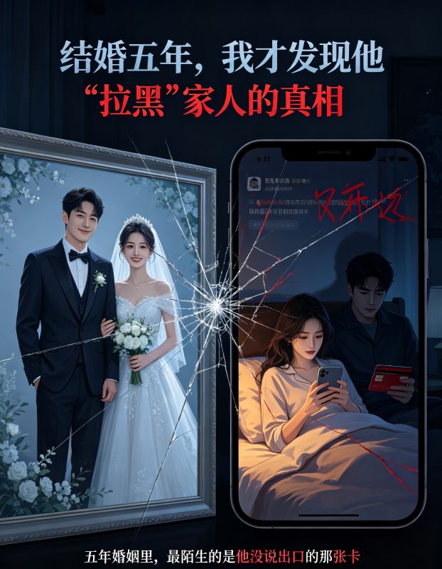 結婚五年，我才發現他“拉黑”家人的真相