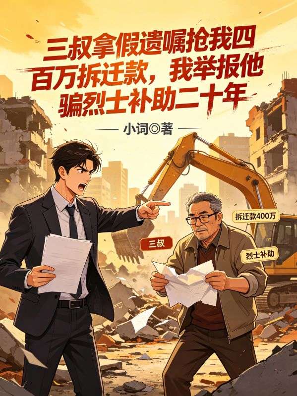 三叔拿假遺囑搶我四百萬拆遷款，我舉報他騙烈士補助二十年