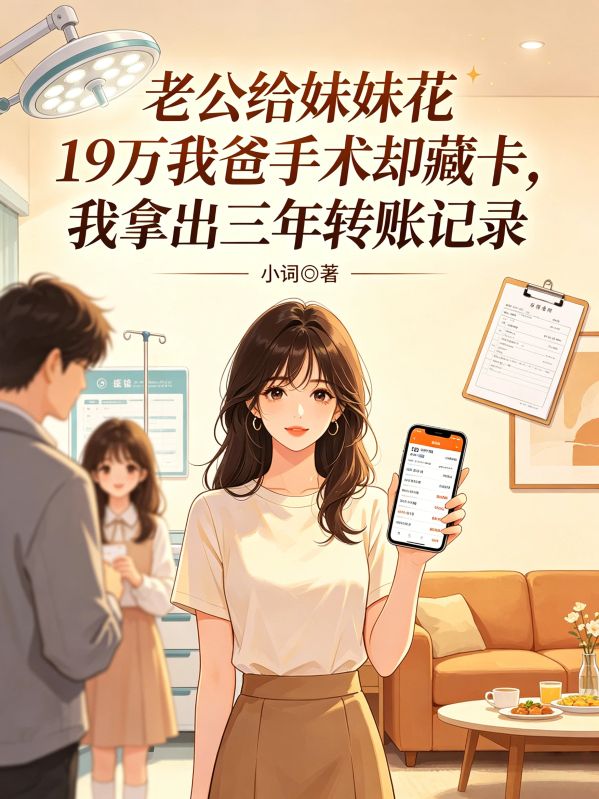 老公給妹妹花19萬我爸手術卻藏卡，我拿出三年轉賬記錄