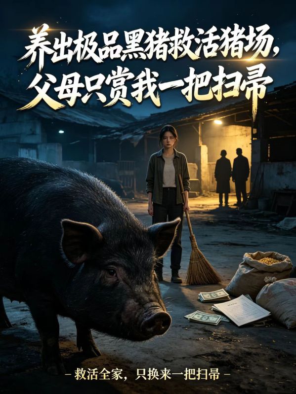 養出極品黑豬救活豬場，父母隻賞我一把掃帚