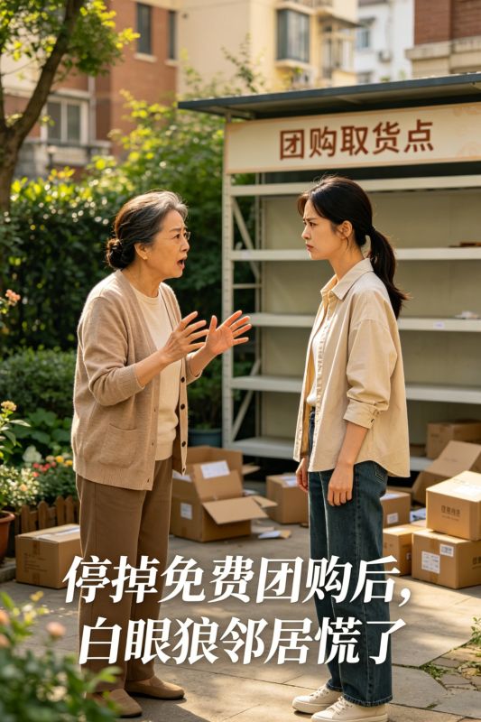 停掉免費團購後，白眼狼鄰居慌了