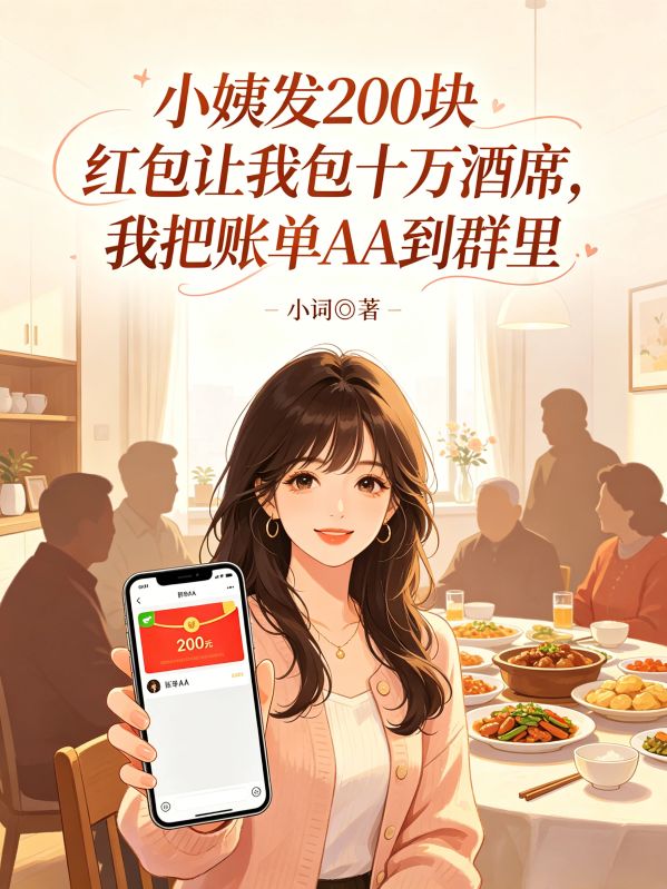 小姨發200塊紅包讓我包十萬酒席，我把賬單AA到群裏