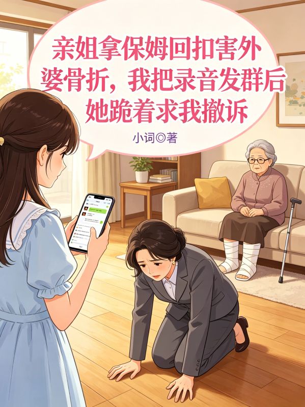 親姐拿保姆回扣害外婆骨折，我把錄音發群後她跪著求我撤訴
