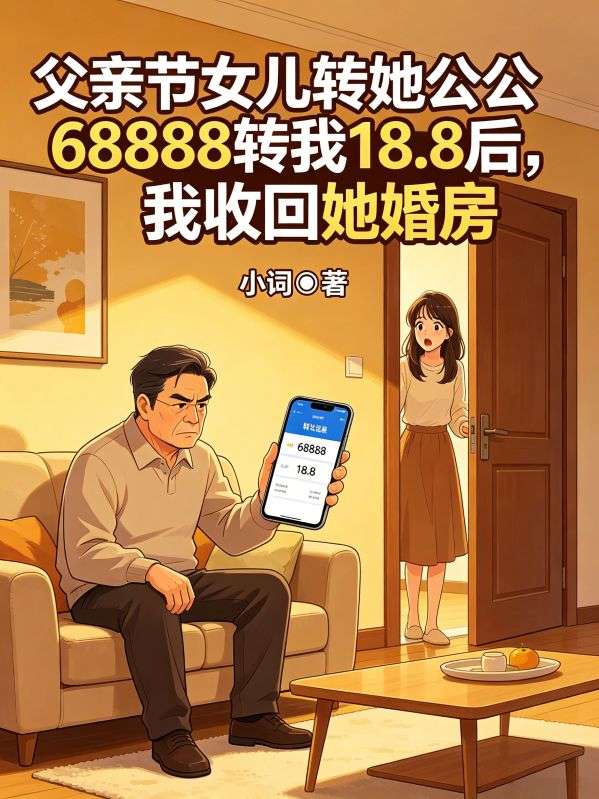 父親節女兒轉她公公68888轉我18.8後，我收回她婚房