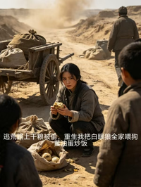 逃荒路上幹糧被偷，重生我把白眼狼全家喂狗