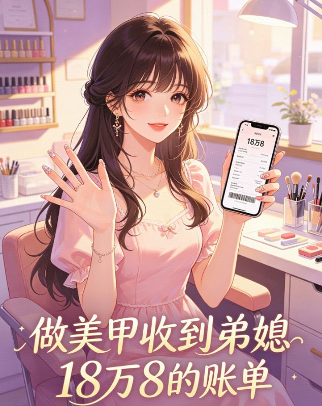 做美甲收到弟媳18萬8的賬單