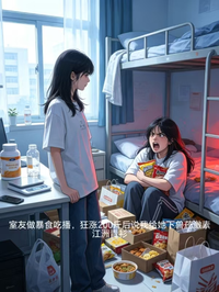 室友做暴食吃播，狂漲200斤後說我給她下獸藥激素