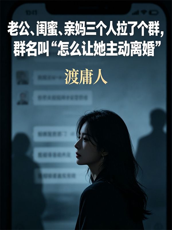 老公、閨蜜、親媽三個人拉了個群，群名叫“怎麼讓她主動離婚