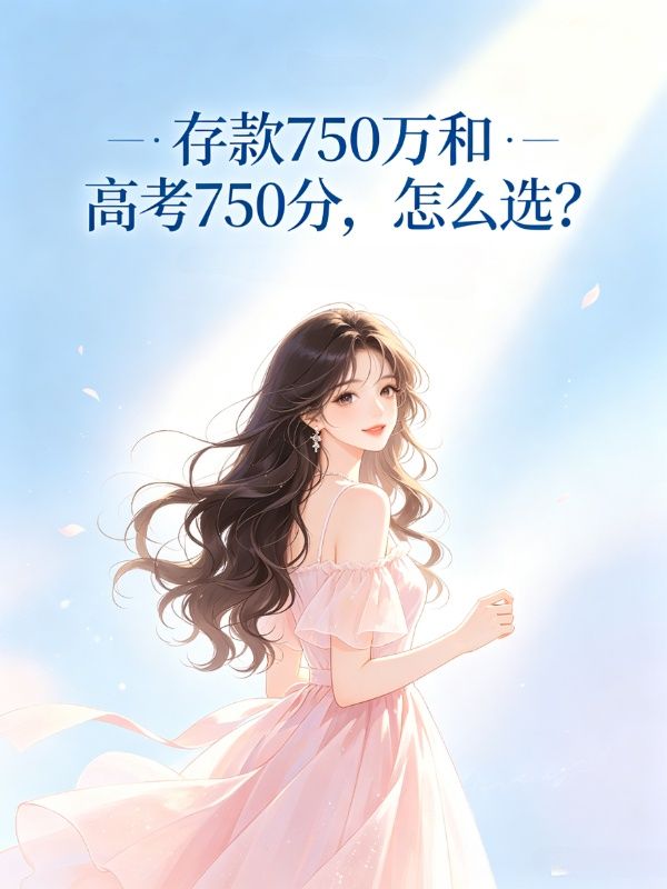 存款750萬和高考750分，怎麼選？