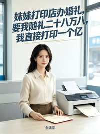 妹妹打印店辦婚禮，要我隨禮二十八萬八，我直接打印一個億