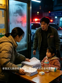 拿我女兒救命錢充大款，我讓丈夫初戀去牢裏坐月子
