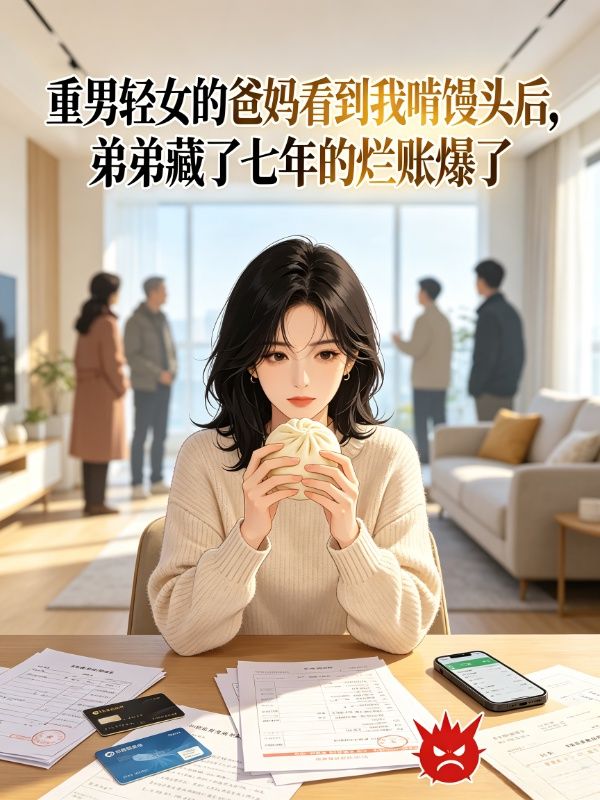 重男輕女的爸媽看到我啃饅頭後，弟弟藏了七年的爛賬爆了