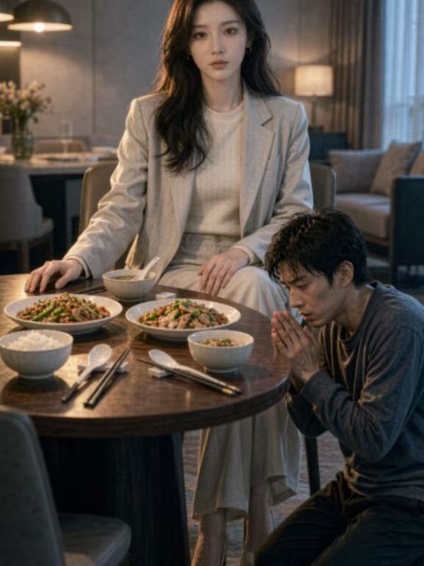入贅老公月薪一萬要分餐，我答應後他跪求我原諒。