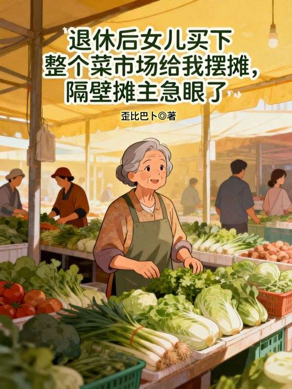 退休後女兒買下整個菜市場給我擺攤，隔壁攤主急眼了