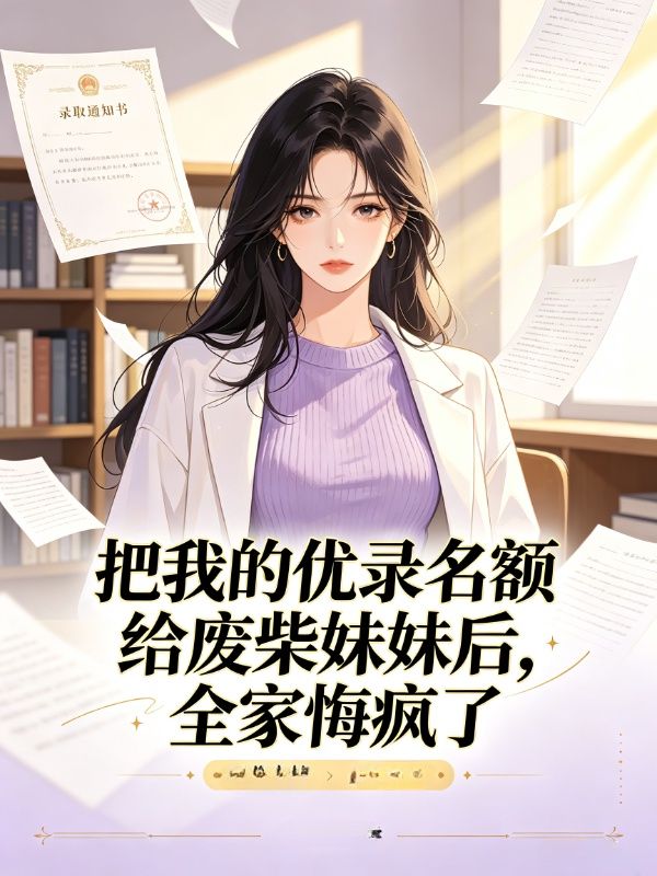 把我的優錄名額給廢柴妹妹後，全家悔瘋了。