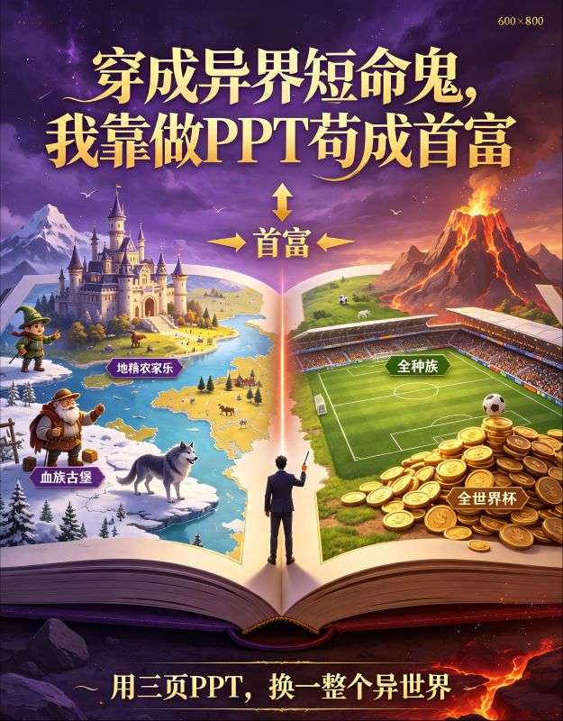 穿成異界短命鬼，我靠做PPT苟成首富