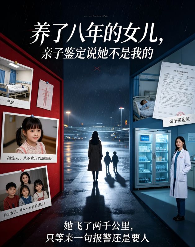 養了八年的女兒，親子鑒定說她不是我的