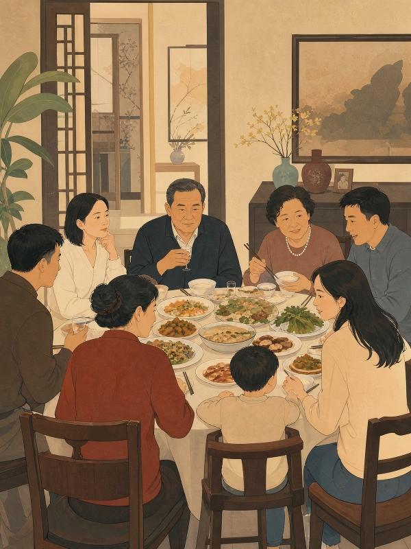 舅舅吞禮金逼我墊錢，我一桌假菜送他破產