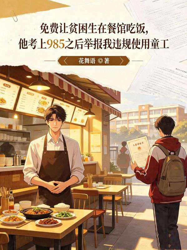 免費讓貧困生在餐館吃飯，他考上985之後舉報我違規使用童工