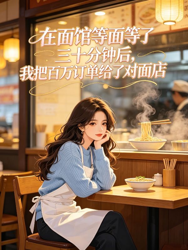 在麵館等麵等了三十分鐘後，我把百萬訂單給了對麵店