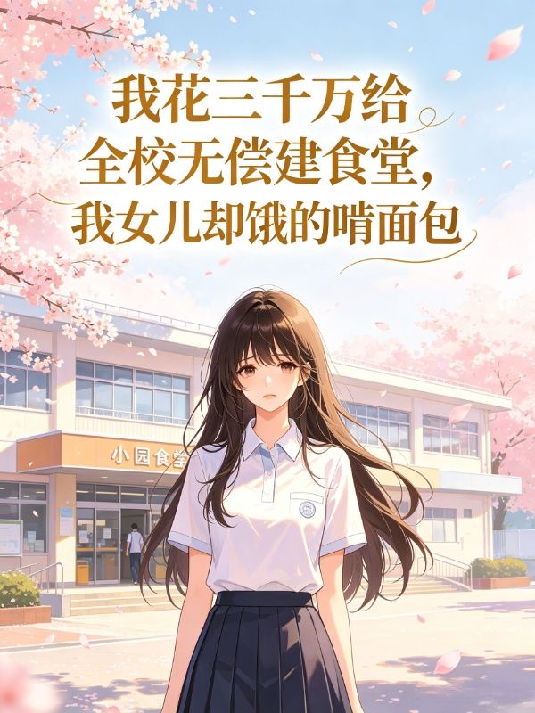 我花三千萬給全校無償建食堂，我女兒卻餓的啃麵包