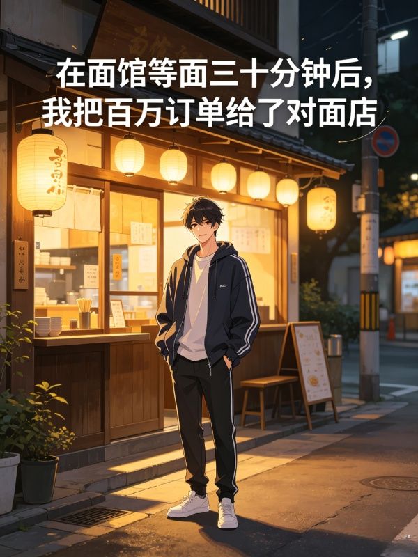 在麵館等麵三十分鐘後，我把百萬訂單給了對麵店