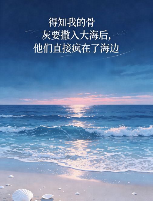 得知我的骨灰要撒入大海後，他們直接瘋在了海邊