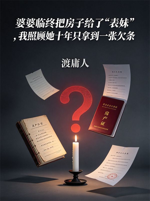 婆婆臨終把房子給了“表妹”，我照顧她十年隻拿到一張欠條