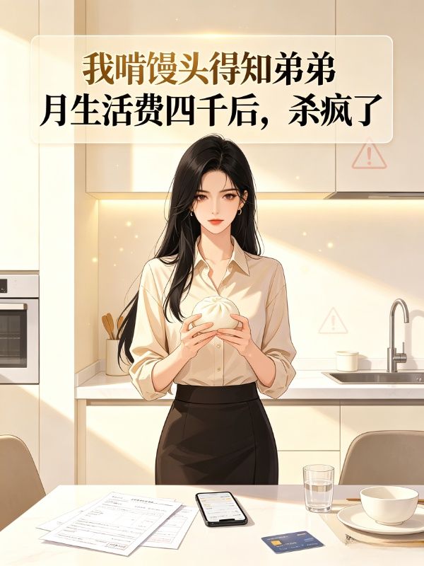 我啃饅頭得知弟弟月生活費四千後，殺瘋了