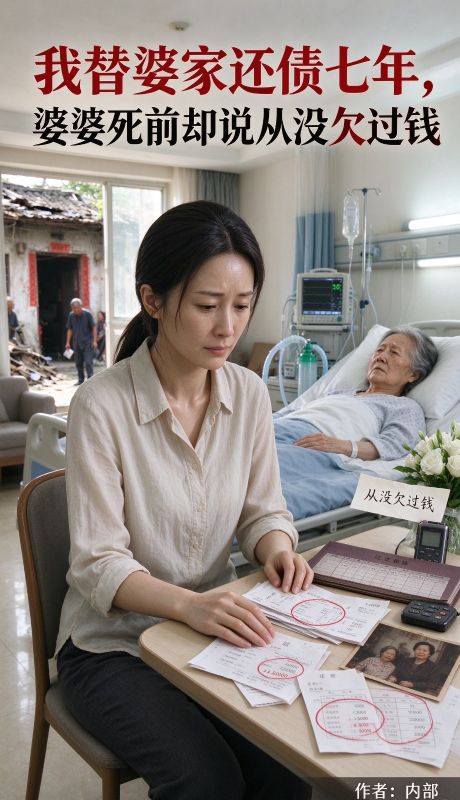 我替婆家還債七年，婆婆死前卻說從沒欠過錢