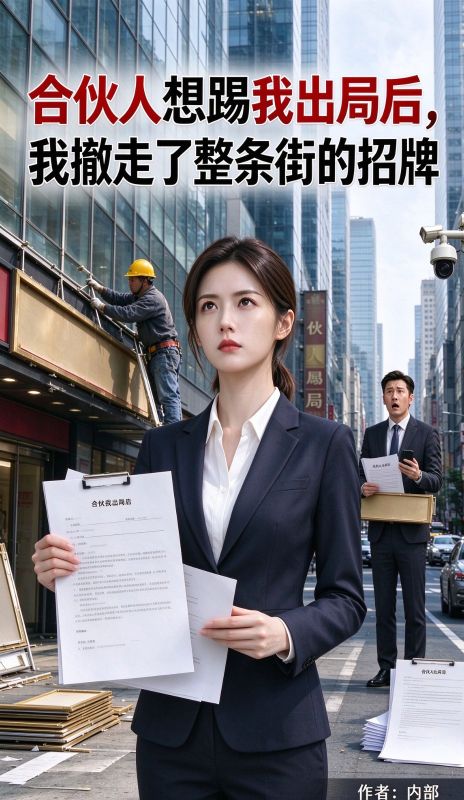合夥人想踢我出局後，我撤走了整條街的招牌