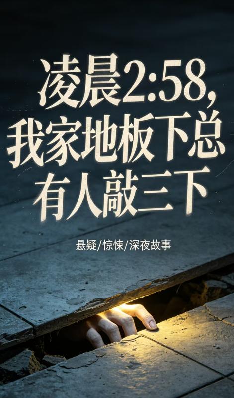  淩晨2:58，我家地板下總有人敲三下