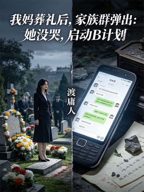 我媽葬禮後，家族群彈出：她沒哭，啟動B計劃
