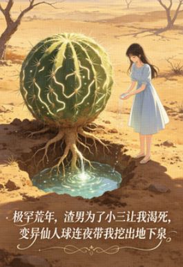 極罕荒年，渣男為了小三讓我渴死，變異仙人球連夜帶我挖出地下泉