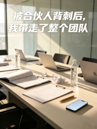 被合夥人背刺後，我帶走了整個團隊