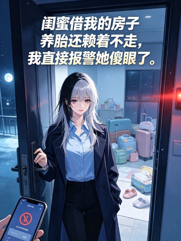 閨蜜借我的房子養胎還賴著不走，我直接報警她傻眼了。